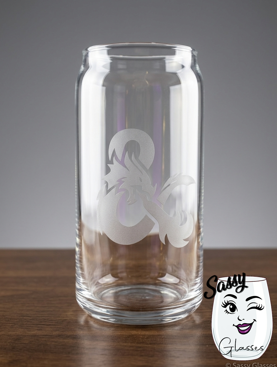 Dungeons and Dragons Can Style Glass