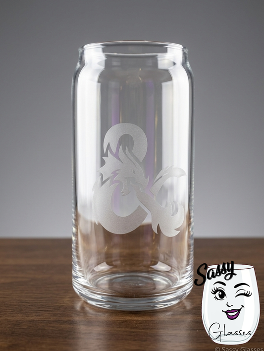 Dungeons and Dragons Can Style Glass